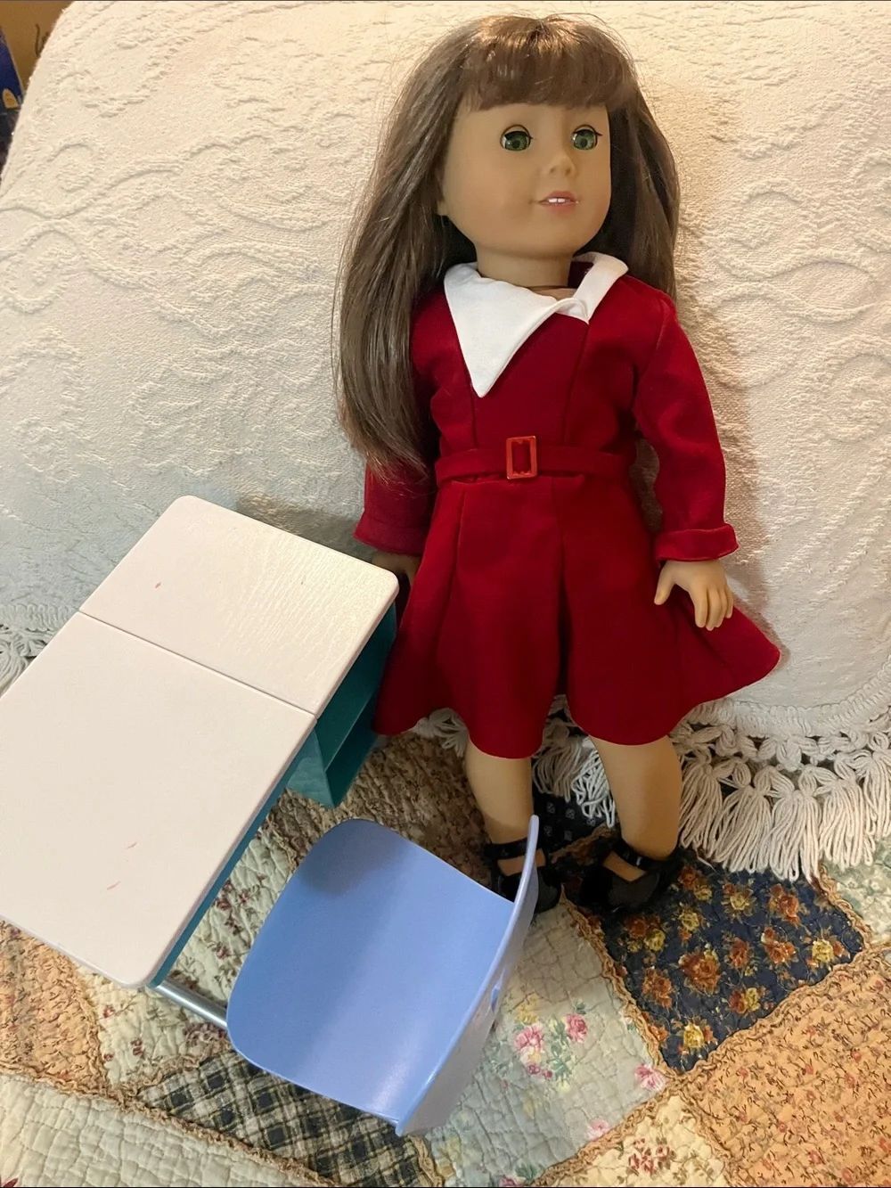 American Girl Doll and Desk